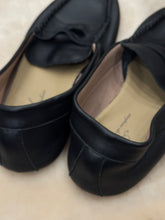 anniel - leather black mocassin