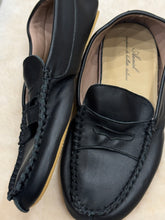 anniel - leather black mocassin