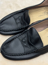 anniel - leather black mocassin