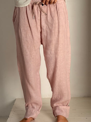 Pepe pink linen pants
