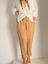 Pepe camel  linen pants