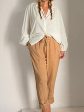 Pepe camel  linen pants