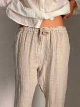 Pepe beige linen pants