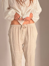 Pepe beige linen pants