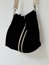 Suede tote bag