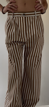 Diega - Ponio camel stripes pants
