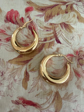 hoop thick earrings