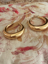 hoop thick earrings