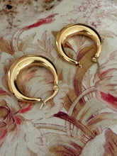 hoop thick earrings