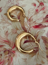 hoop thick earrings