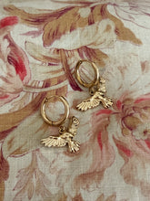 Hoop Bird earrings