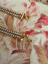 Long chain and sparkle earrings