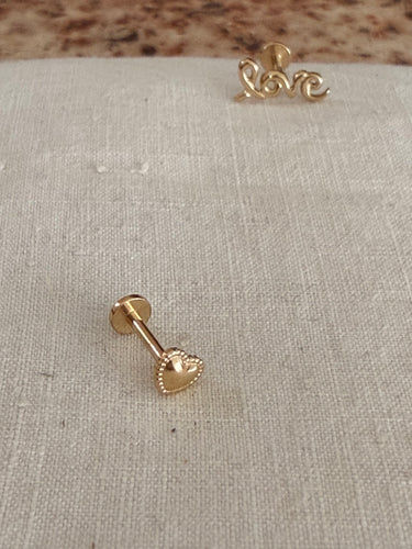 single Heart earring