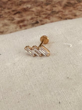 single three bar earring