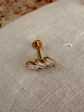 single three bar earring