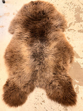 Icelandic sheepskin rug light brown