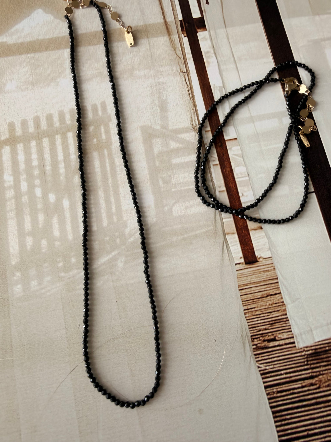 necklace black beads