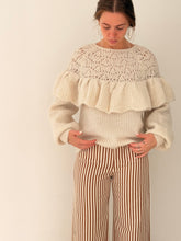 Frill sweater
