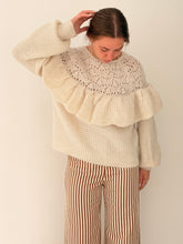 Frill sweater