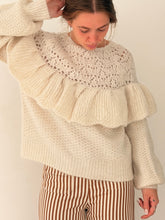 Frill sweater