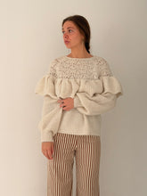 Frill sweater