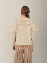 Frill sweater