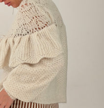 Frill sweater