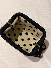 polka dots clutch