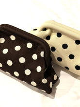 polka dots clutch