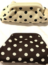polka dots clutch