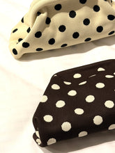 polka dots clutch