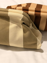 stripes clutch