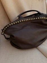 Mamapapa - chocolate stud bag