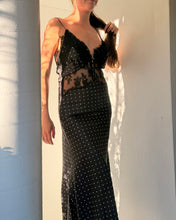 Dress singlet polka dots with lace