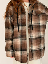 Checkers jacket with hood