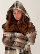 Checkers jacket with hood