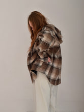 Checkers jacket with hood