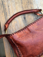 Mamapapa - cognac leather bag
