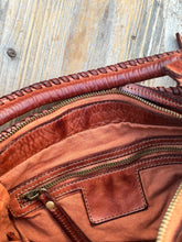 Mamapapa - cognac leather bag