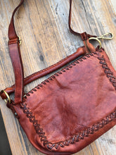 Mamapapa - cognac leather bag
