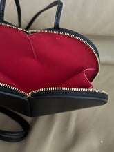 Leather black heart shape