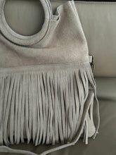 Suede with fringe bag