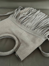Suede with fringe bag