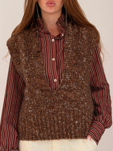 mamapapa v neck knitted vest
