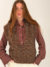 mamapapa v neck knitted vest