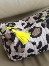 printed leopard pouch