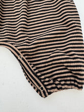 Striped cotton jumpsuit/all in one