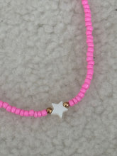 Bead Necklace with star or heart