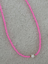 Bead Necklace with star or heart