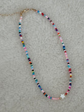 Bead Necklace with star or heart